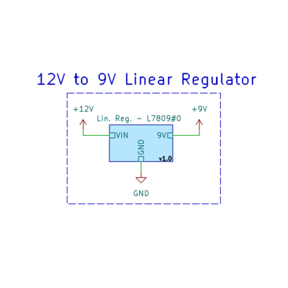 Linear Regulator Module - L7809 for KiCAD