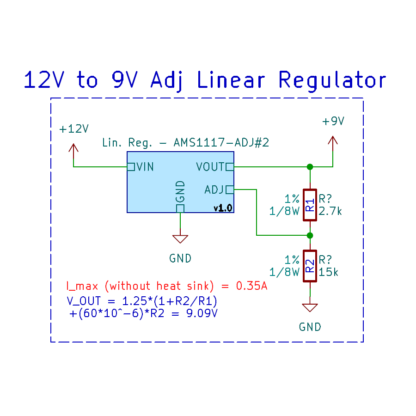 Adjustable Linear Regulator Module - AMS1117-ADJ for KiCAD - Image 4